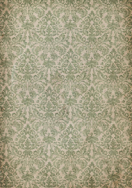 Decoupage Queen Wallpaper Damask DQRP_0241-A4 Rice Paper for Decoupage 8.3" X 11.7"