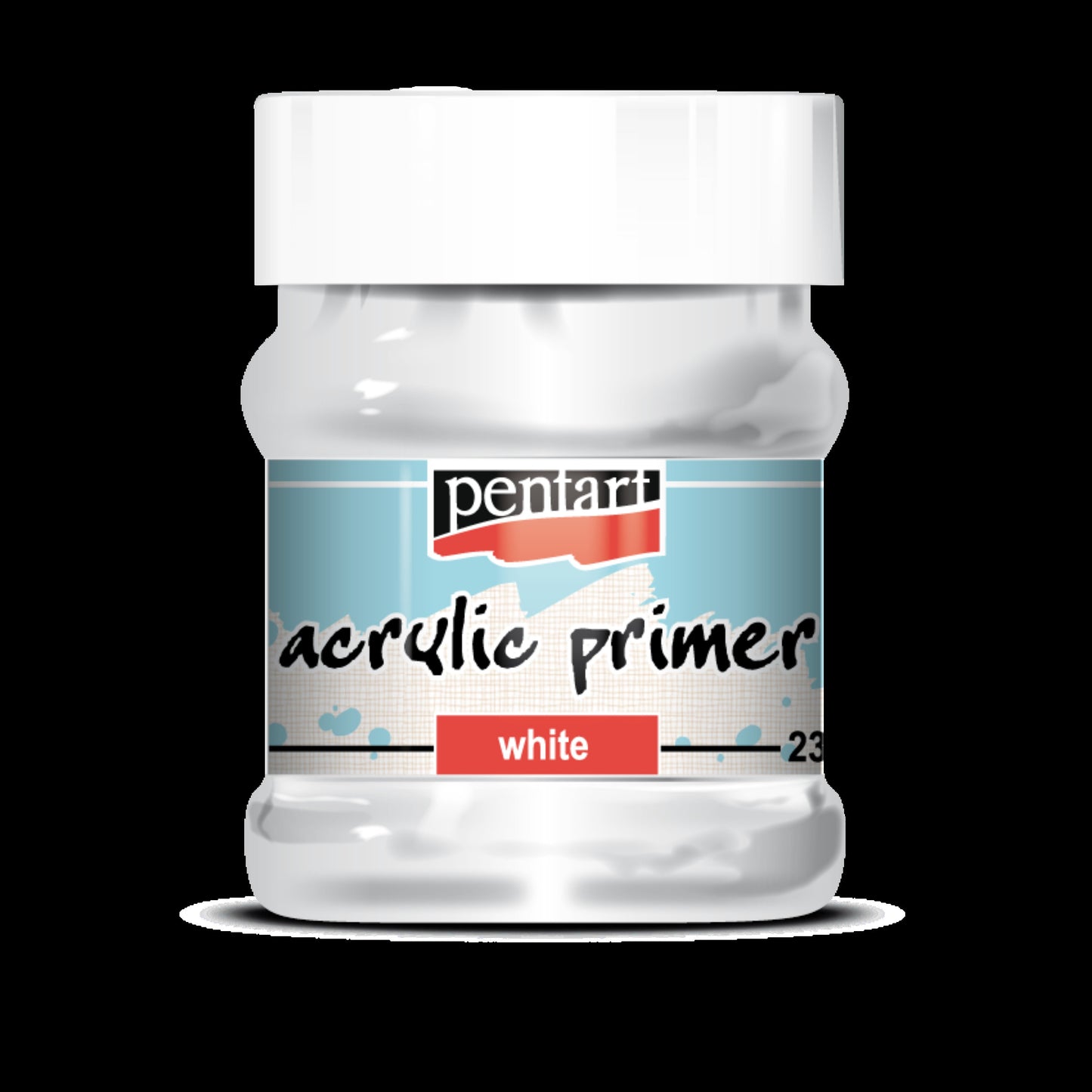 Pentart Acrylic Primer 230 ml, 100 ml, matte, white
