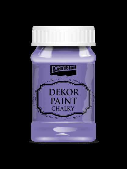 Pentart, Dekor, Chalk Paint, Violet, Purple, Victorian Pink, Eggplant, Burgundy, Country Purple, Chalk Paint, Water based, Matte, 100 ml Pentart
