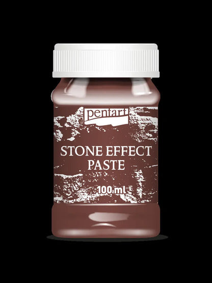 Pentart, Stone Effect Paste, Terra Cotta, Limestone, Sandstone, Cement, Water Based, natural looking stone, 100 ml Pentart