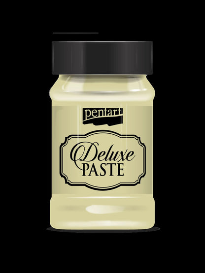 Pentart, Deluxe Paste, 100 ml, Lagoon Blue, Pearl, Champagne, Rose Gold, Black Gold, Emerald, Truffles, Platinum, Bordeaux Gold, Gold Pentart