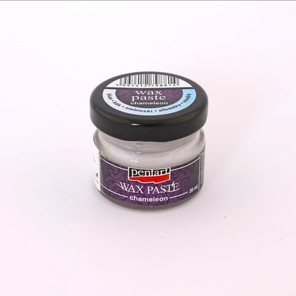 Pentart, Wax Paste, Chameleon, 20 ml, Blue, White Gold, Violet, Iridescent, Metallic, Sparkle Pentart