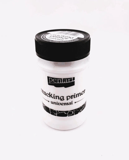 Pentart, Universal, Cracking Paste Primer, White, 100 ml , 230 ml, Water Based, 36123 Pentart
