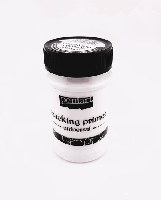 Pentart, Universal, Cracking Paste Primer, White, 100 ml , 230 ml, Water Based, 36123