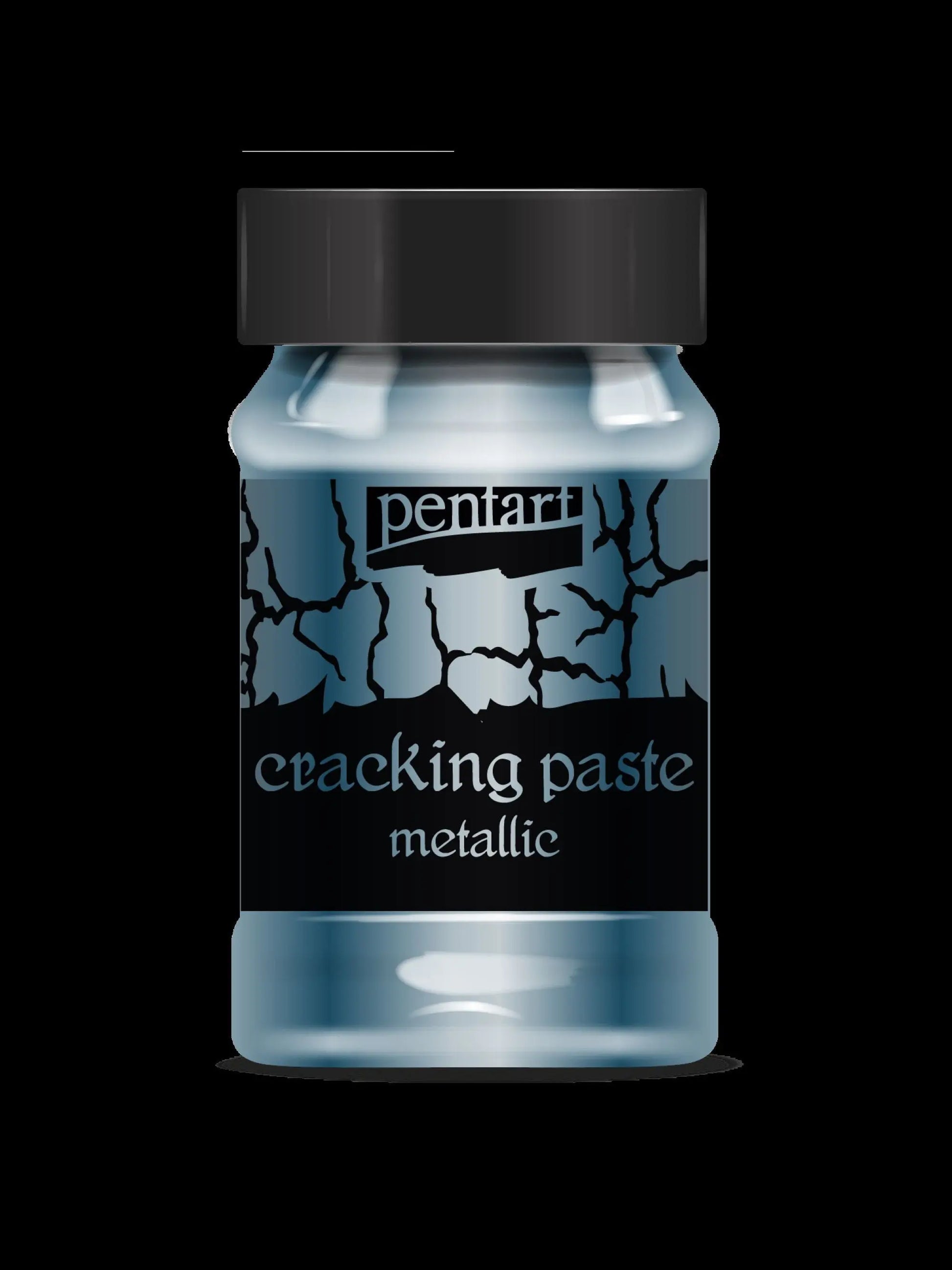 Pentart, Metallic, Cracking paste, 100 ml, Rose Gold, Silvery Turquoise, Silvery Blue, Silver, Dark Gold, Aged Effect, Antique, Distressed Pentart