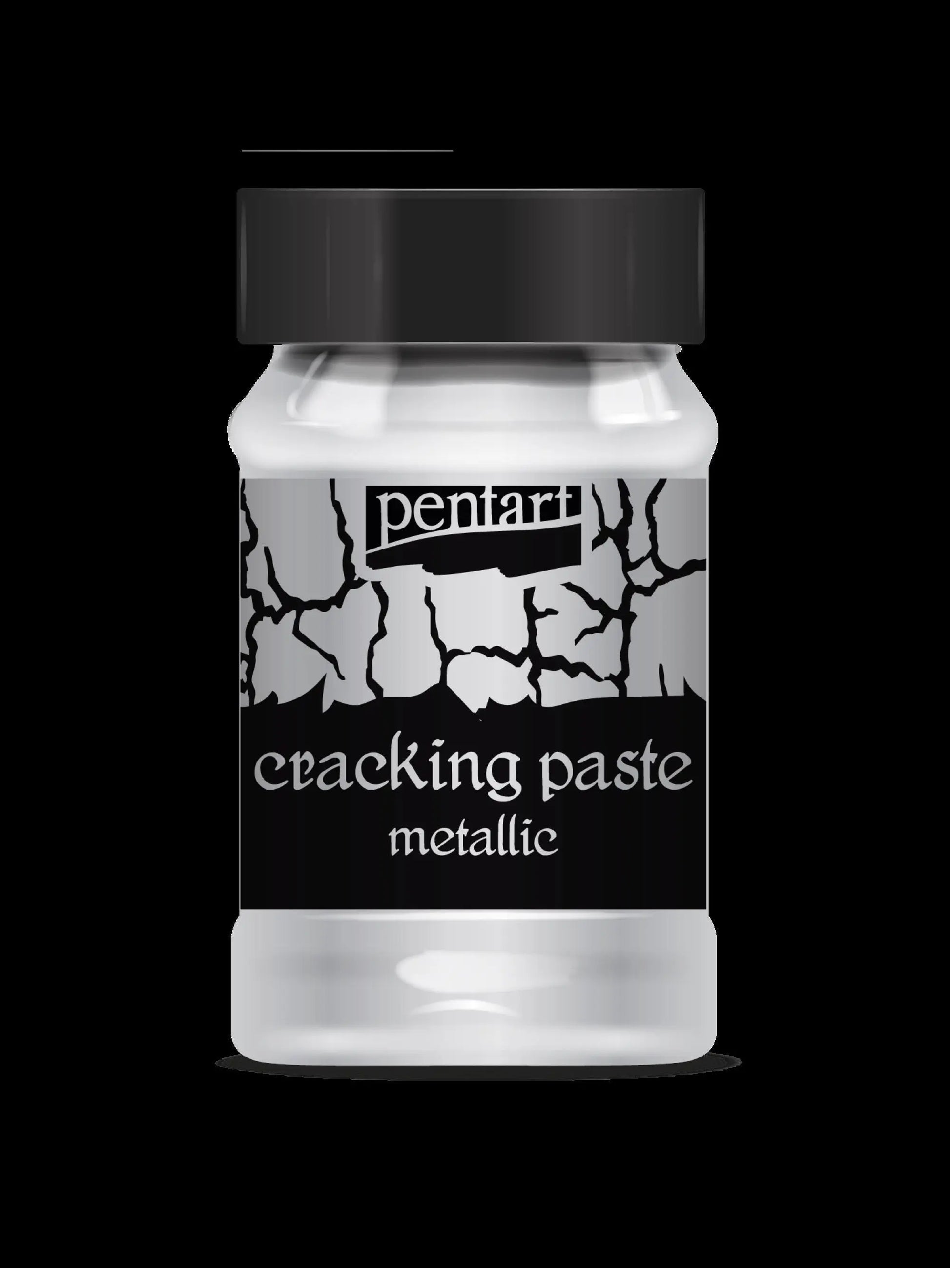 Pentart, Metallic, Cracking paste, 100 ml, Rose Gold, Silvery Turquoise, Silvery Blue, Silver, Dark Gold, Aged Effect, Antique, Distressed Pentart