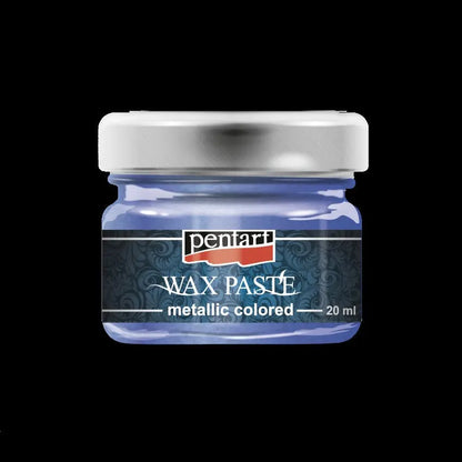 Pentart, Metallic Colored, Wax Paste, 20 ml, Purple, Green, Red, Blue, Turquoise, Bees Wax, Vivid, Shiny Pentart