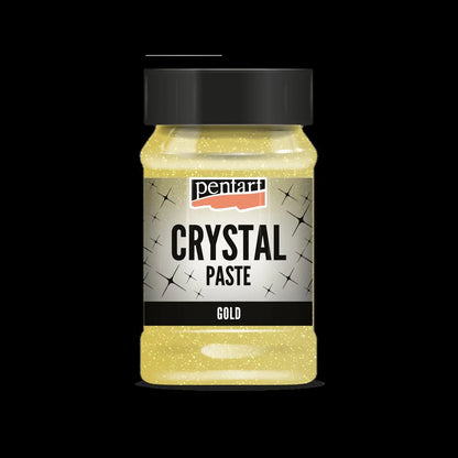 Pentart, Crystal Paste, Silver, Gold, 100ml, Sparkling Effect, Water Based Pentart
