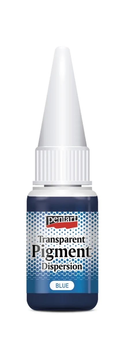 Pentart, Transparent pigment, 20 ml, Red, Pink, Purple, Blue, Green, Water Based, Transparent, 5 colors available Pentart
