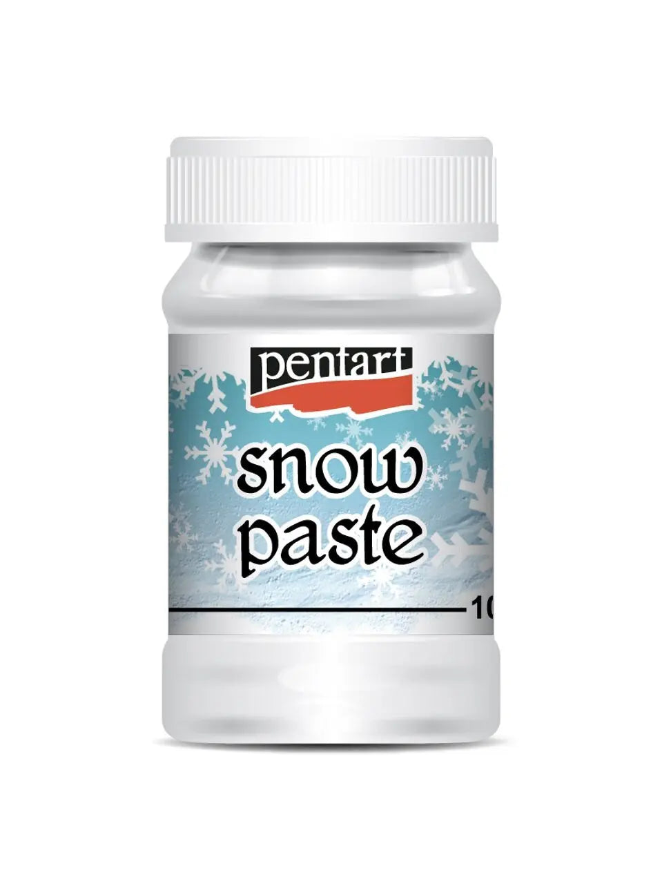 Pentart, Ice Crystal Paste, Snow Crystal Paste, Snow Paste, 100 ml, Winter Effect, Water based, Snow and Icy Effect Pentart