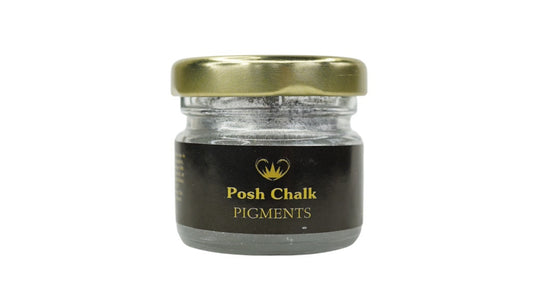 Posh Chalk, Pigments, Silver, Metallic, 30ml