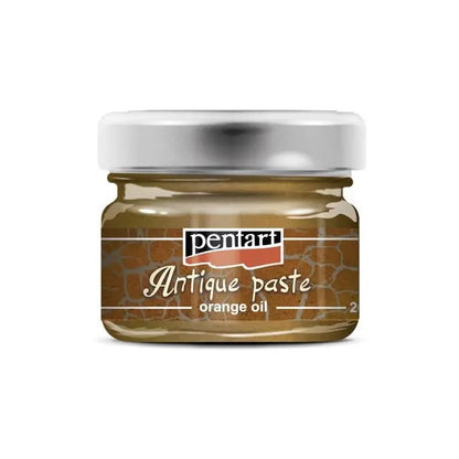 Pentart, Antique Paste, Umbra, White, Silver, Antique Gold, Copper, Gold, Brass, Orange Oil, Bitumen, Solvent based, Aged, Antique Effect Pentart
