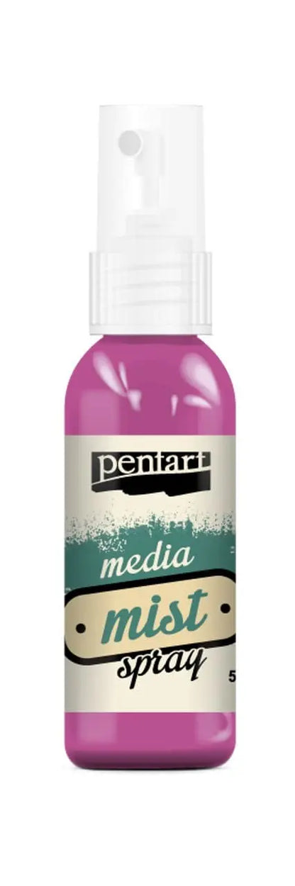 Pentart, Media Mist, Spray, 50 ml, Water-based, Liquid Paint, Vivid Colors, Scrapbooking, Mixed Media, Crafts, Art, Supplies Pentart