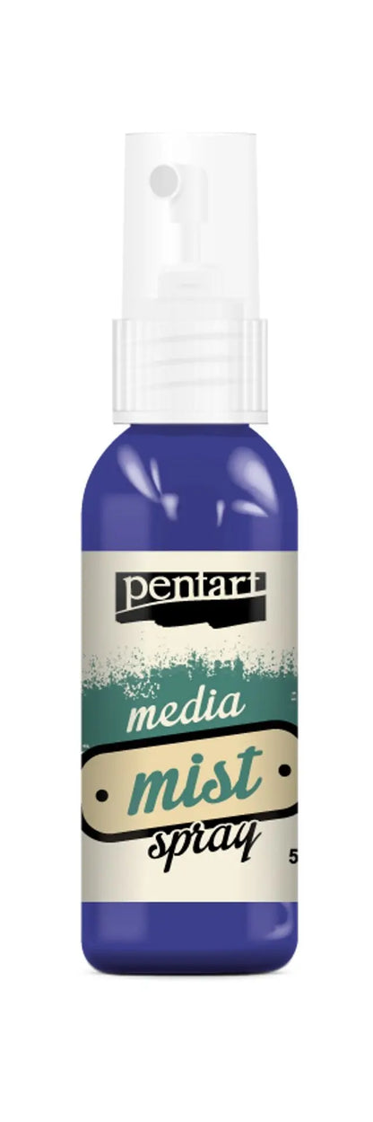 Pentart, Media Mist, Spray, 50 ml, Water-based, Liquid Paint, Vivid Colors, Scrapbooking, Mixed Media, Crafts, Art, Supplies Pentart