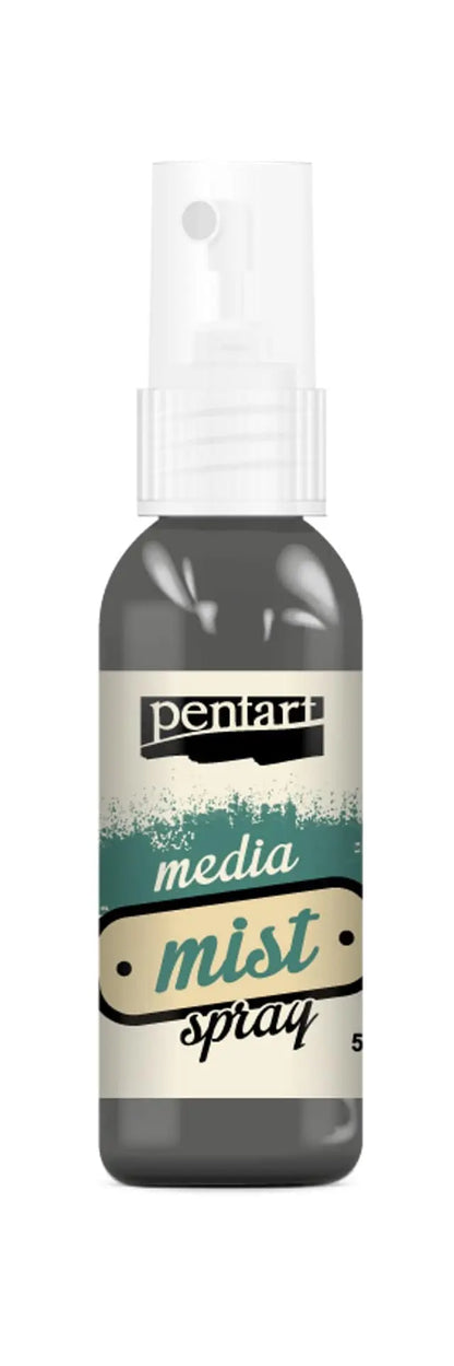Pentart, Media Mist, Spray, 50 ml, Water-based, Liquid Paint, Vivid Colors, Scrapbooking, Mixed Media, Crafts, Art, Supplies Pentart