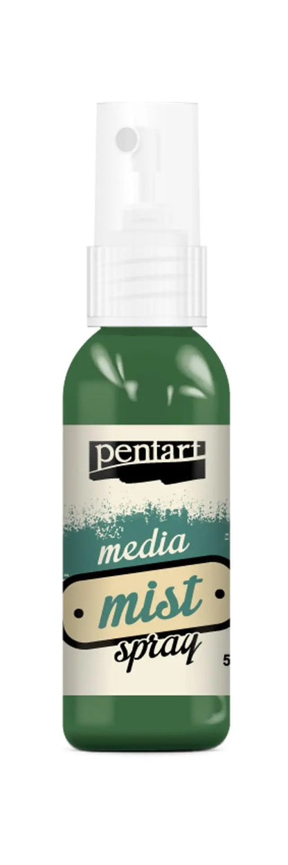 Pentart, Media Mist, Spray, 50 ml, Water-based, Liquid Paint, Vivid Colors, Scrapbooking, Mixed Media, Crafts, Art, Supplies Pentart