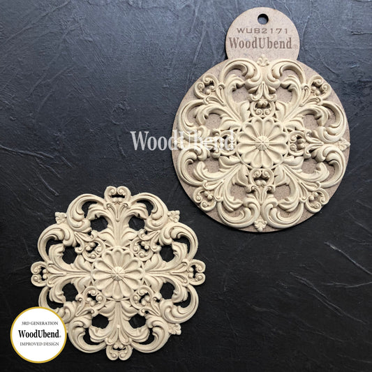 WoodUbend, Baroque Centerpiece, Pack Of Two, WUB2171, 14.2 cms, 5.5"