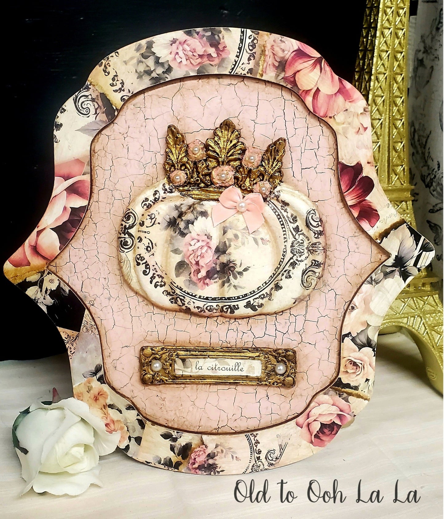Laser Cut, MDF, Vintage Style, Framed Panel, Plaque, Blank, Base, Plaque, 2 pc, Decoupage, Mixed Media, Crafts, 9"w x 8 3/4"h