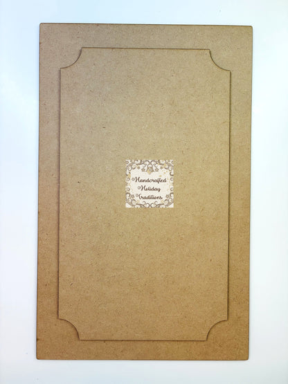 Laser Cut MDF Layered Plaque, Panel, Blank Base, Decoupage, Mixed Media, DIY Crafts, 2 sizes, 7"w x 11"h, 8.5"w x 11"h