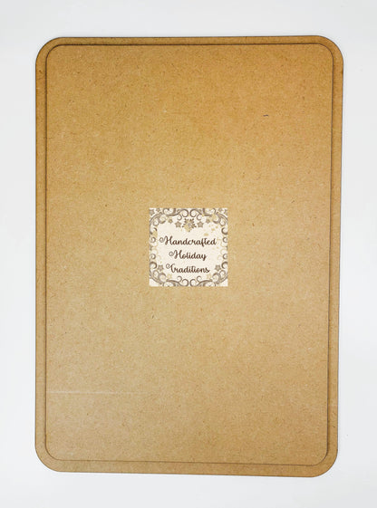 Laser Cut MDF Layered Plaque, Panel, Blank Base, Decoupage, Mixed Media, DIY Crafts, 8.25" x 11.75"