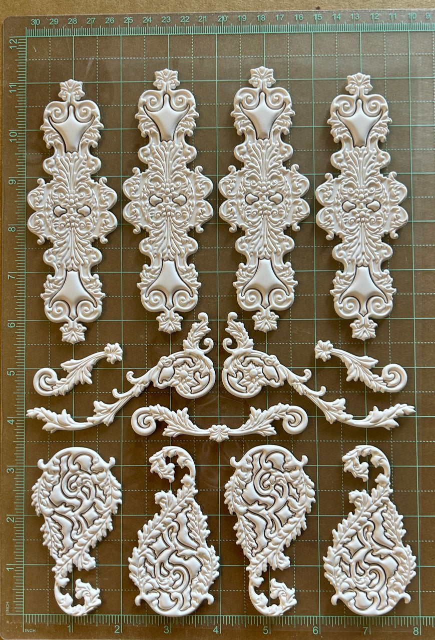LaBlanche, 2026 Release, Vintage Style 3D Stickers, Embellishments, Mixed Media Art