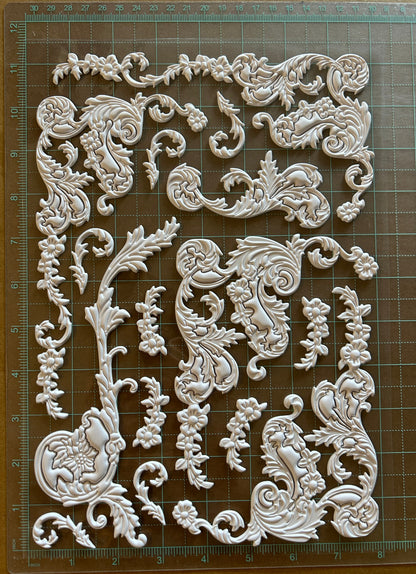 LaBlanche, 2026 Release, Vintage Style 3D Stickers, Embellishments, Mixed Media Art