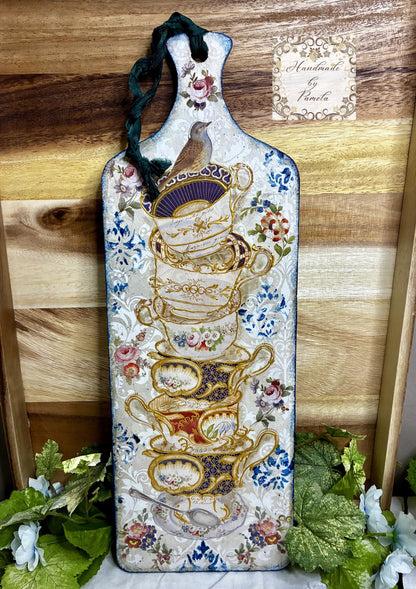 Laser Cut MDF Unfinished Elongated Cutting Board Shape Plaque, Panel, Blank Base, Paintable, Decoupage, Mixed Media, Crafts